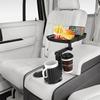 Multifunctional Car Folding Tray Bracket Folding Dining Table Drink Holder 360 Degree Rotating Disk Adjustable Base