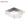 Stainless Steel Square Cake & Mousse Ring, 5cm High, DIY Tiramisu Mold