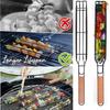 New Portable Cook Tools BBQ Net Clip Wire Encryption Meat Vegetable Splint Barbecue Grill Outdoor BBQ Appliances Cooking Tools