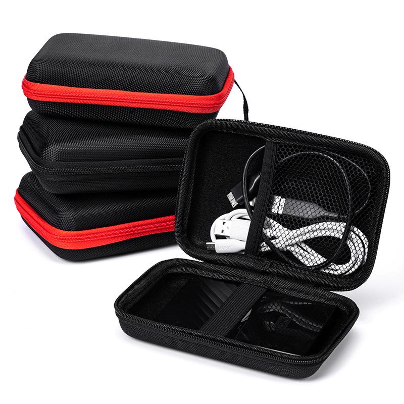 Torba 2,5 cala EVA na dysk twardy i słuchawki, Pudełko na kable cyfrowe, Uchwyt na power bank
