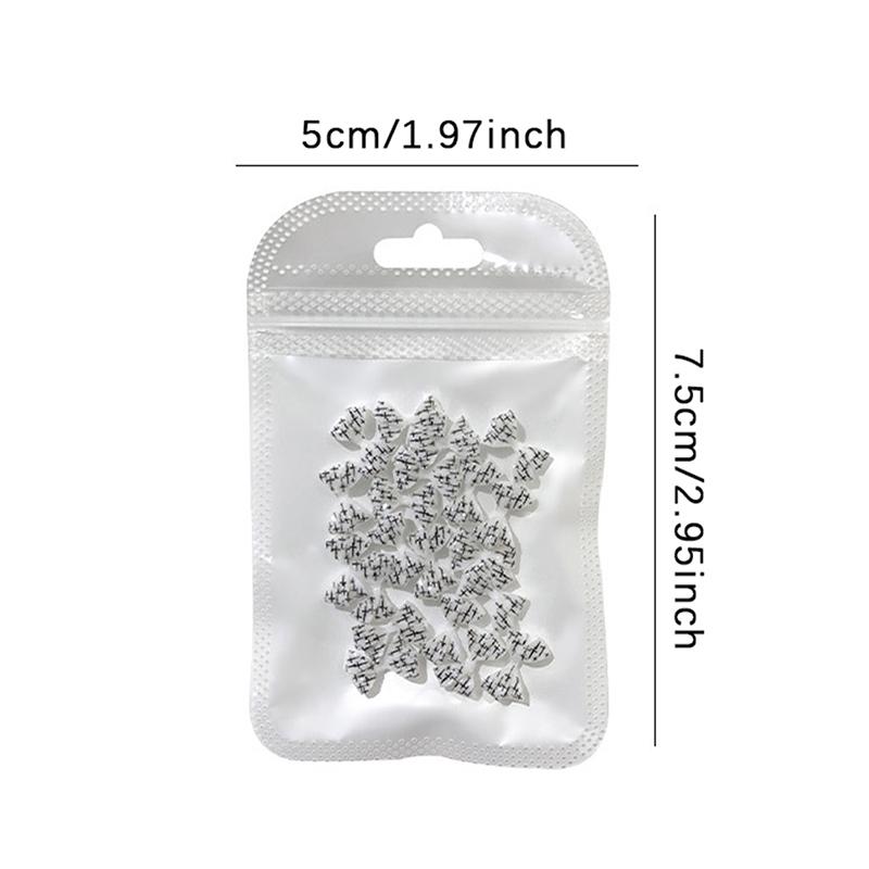 20Pcs Checkered Bows Resin Nail Charms Plaid Bows Ties Nail Art Decorations DIY Nail Designs