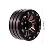 4PCS Wheel Hub 1.9’’ Beadlock Metal Wheel Rims with 12 Spokes for Remote Control Car Toy 1/10 Crawler SCX10 Accessory