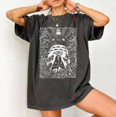 Vintage Mein Nachbar Totoro Skizzenhemd Studio Ghibli Anime T-Shirt Totoro Shirt