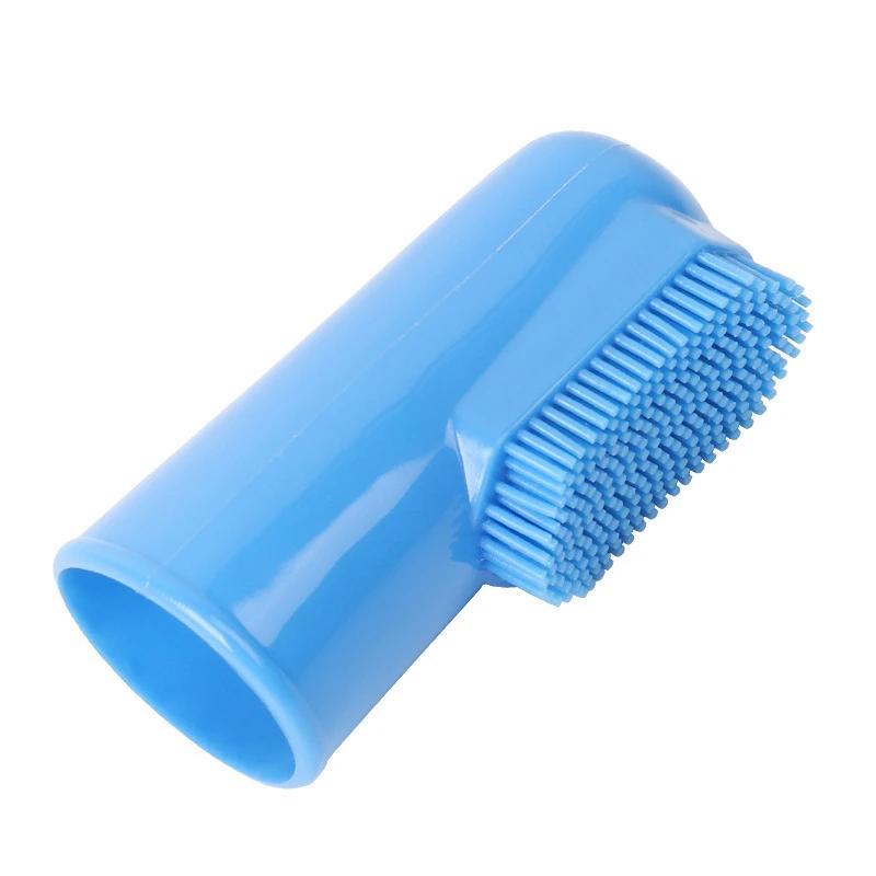 

1pcs Pet Toothbrush Super Soft Pet Finger Toothbrush Dog Brush Bad Breath Tartar Teeth Care Tool Pet Cleaning Silicagel Supplies