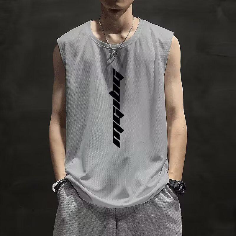 

Мужская быстросохнущая спортивная майка-сетка без рукавов 4XL