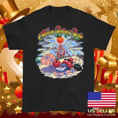 SALE The Allman Brothers Band Herren T-Shirt Schwarz Kurzarm Alle Größen Unisex T-Shirt