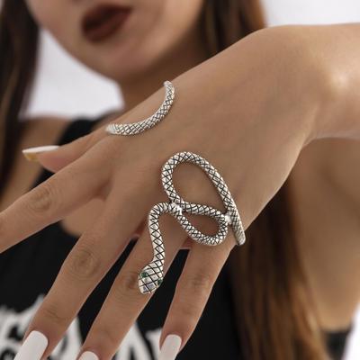 Exaggerated Personality, Vintage Distressed Snake Shaped Bracelet