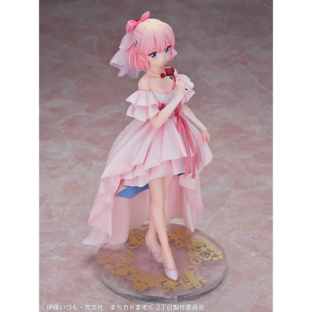 Medicos Entertainment TV Anime "Machikado Mazoku 2-Chome" Chiyoda Momo Wedding Ver. Approximately 230mm PVC & ABS Pre-painted Complete Figure