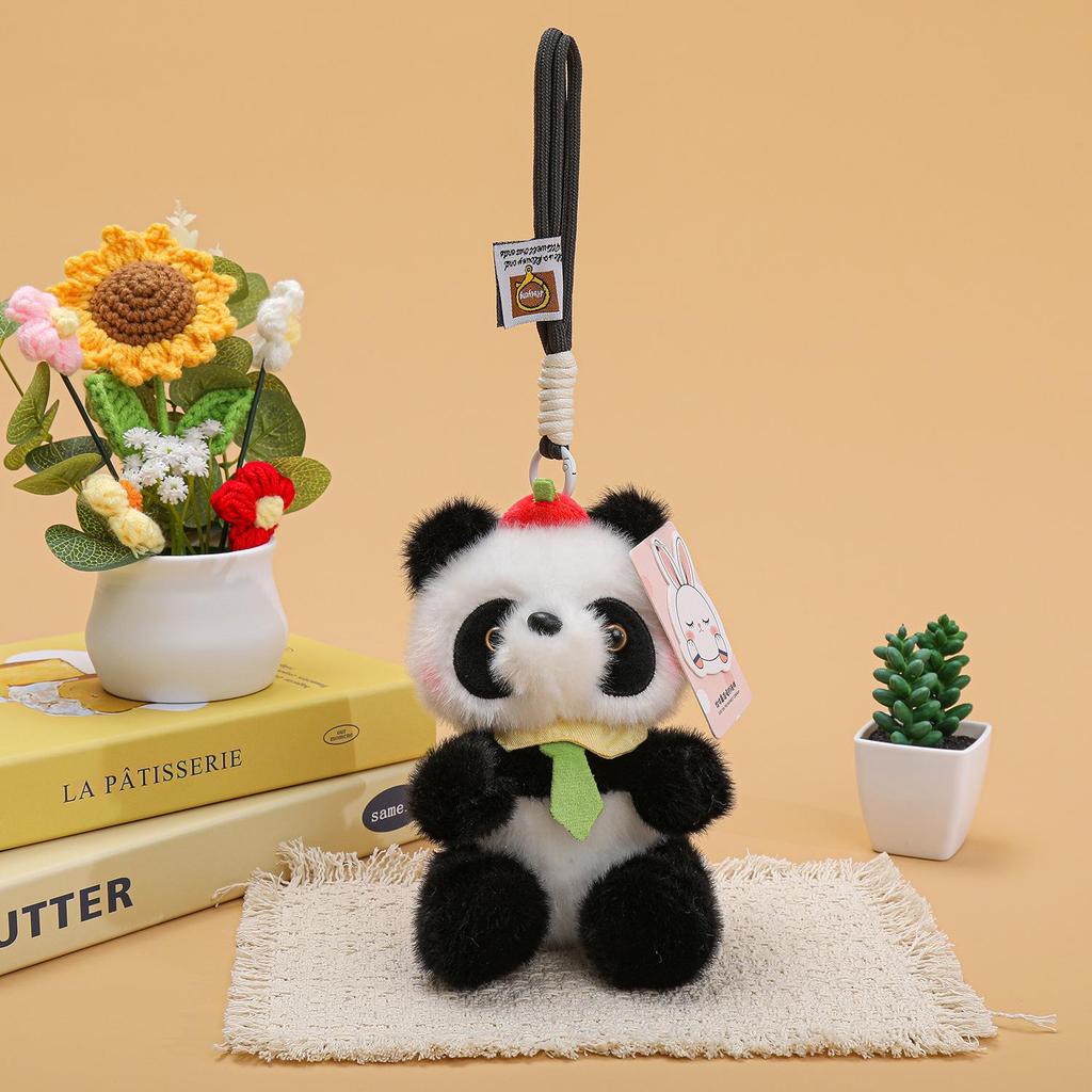 Adorable Panda Plush Toy Keychain - Cute, Fun Pendant for Bags & Gifts