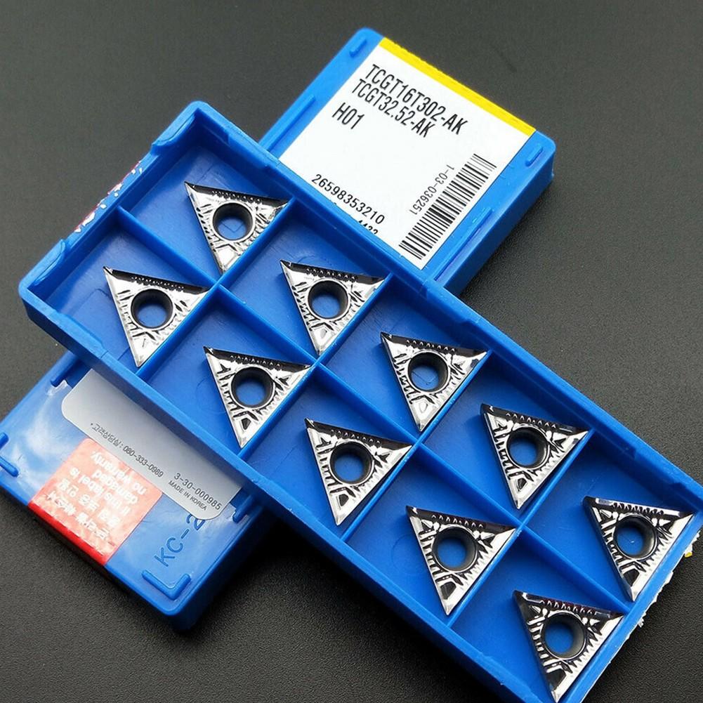 For Aluminum TCGT16T302-AK H01 TCGT32.50.5 Carbide Inserts Cutter Blade TCMT16T3