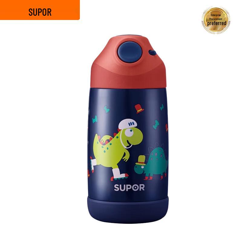 SUPOR Children s 316 Stainless Steel Insulated Straw Cup 370ml