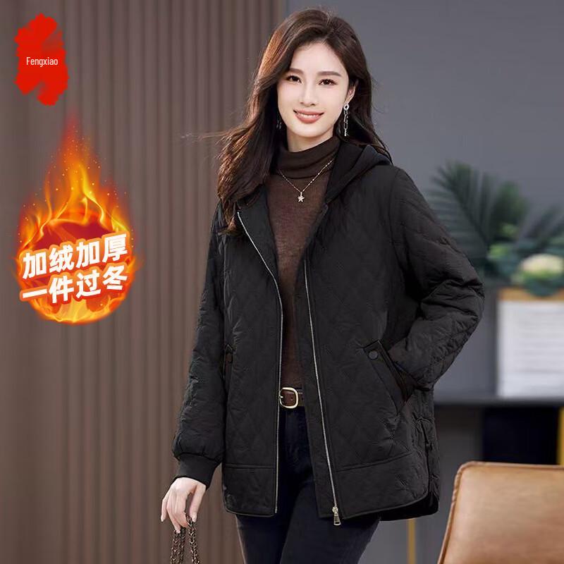 

Women s Hooded Warm Winter Cotton Padded Jacket 5XL