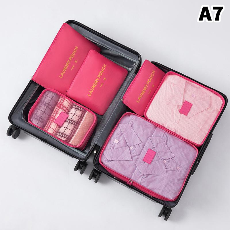 

6-Piece Large Size Travel Organizer Portable Suitcase Organizer Clothes Shoes Makeup Bag Luggage Organizer Travel Storage Bag