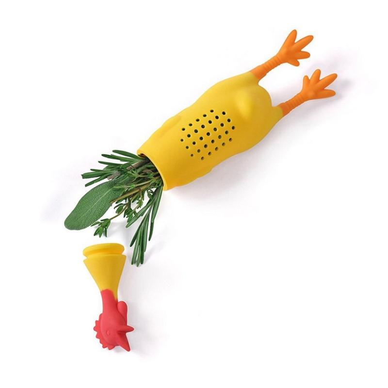 Creative Silicone Eco Friendly Chicken Seasoning Stew Soup Soup Seasoning Package Filter Soup Container Kitchen Small Tools New