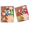 Festival Finger Puppets Toys Small Christmas Finger Hood Kids Toys Novelty Vinyl Festival Gifts