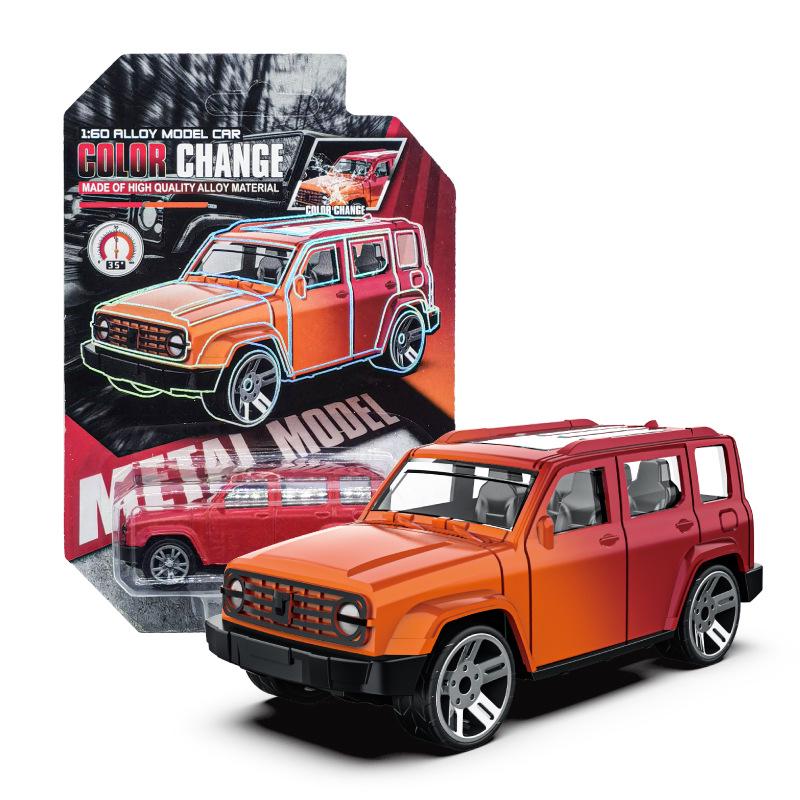 Water-Reactive Color-Changing Alloy Racing Car Model 1:60 Pull-Back Toy for Boys