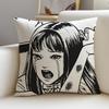 Horror TTomieS Cushion Cover Breathable and Skinfriendly Linen Pillowcase Square Removable and Washable Cushion