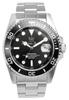 Quartz Watch with Date 20 ATM Water No.1 Diver's Display, Resistance, HYAKU1-001 (Black)