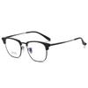 2024 Summer Ultra-Light Titanium Business Glasses - Unisex Anti-Blue Light Myopia Eyewear, Style 15016