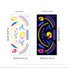 2024 Halloween Body Sticker Fluorescent Butterfly Rose Fake Tattoo Festival Masquerade Party Face Tattoo Sticker