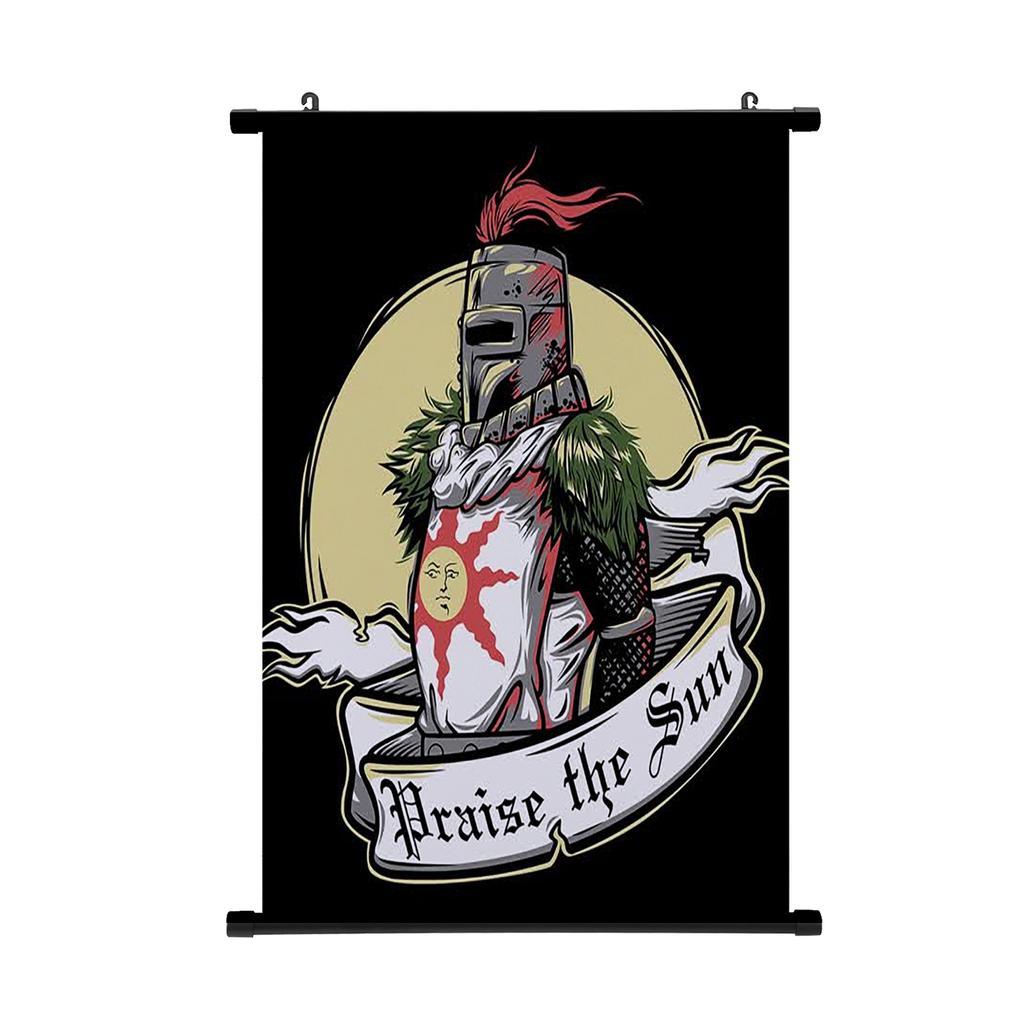 Spel Dark Souls Poster Artorias Prisa solen Hängande målning Heminredning Cosplay Väggrullsposter