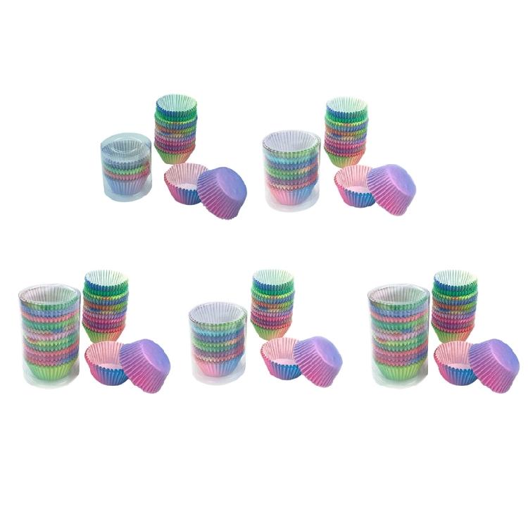 Papier-Kuchenformen Runde Muffinform Cupcake-Förmchen DIY-Kuchen-Dekorationswerkzeug für Kuchen