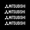 4pcs PVC Car Body Sticker Decal Auto Accessories For Mitsubishi Space Star Eclipse Cross ASX Xl Lancer 9 Xpander Ralliart Colt MK3