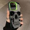 Four Spooky Skull Patterns Phone Case For iPhone 14 13 12 11 15 16 Pro XS Max 8 7 Plus X XR 12 Mini Plating Shockproof Cover