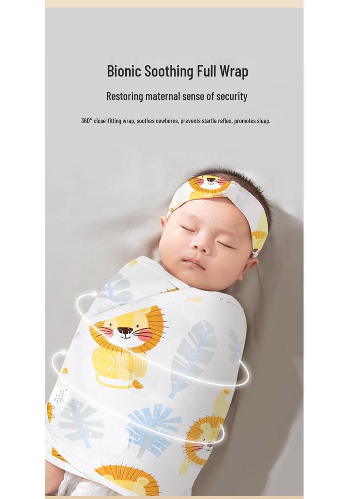 Sacco nanna swaddle anti-spavento per neonato - Coperta da notte per neonato per primavera/estate