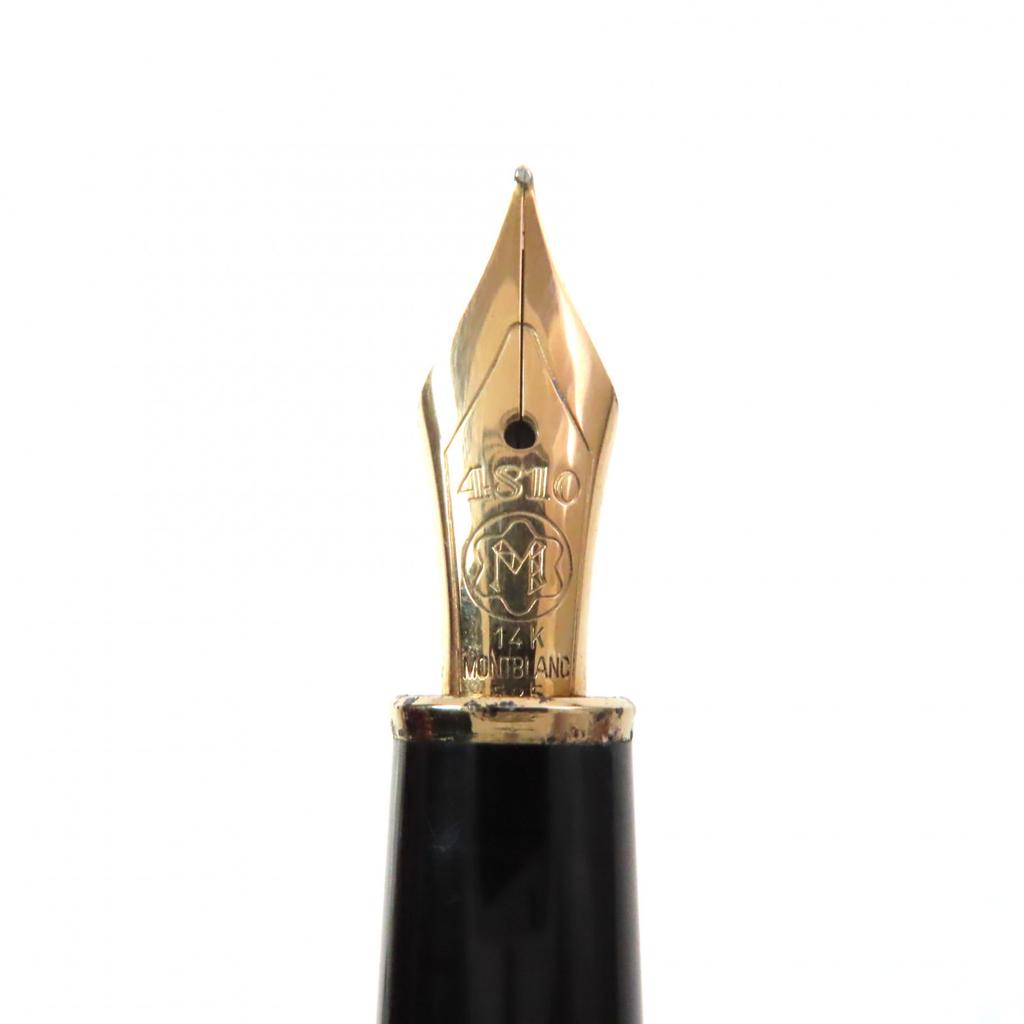 Very Good MONTBLANC Fountain Pen Meisterstück Classic White Star Black 14K Mens Used