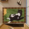 Non-slip Cat Sisal Door Mat - Dirt-resistant, Easy-to-clean Mud Scraper for Entryways