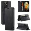 Premium Vintage Leather Wallet Case for Samsung Galaxy S21 Ultra - Flip Cover with Card Slots, Shockproof Retro Style (4 Colors)