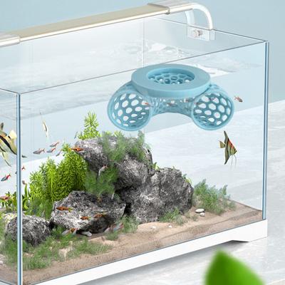 Schwimmender Betta-Tunnel 3D-gedruckt Hohl Betta Kleine Fische Garnelen Lebensraum Höhle Versteck Spielzeug Beschäftigung Aquarium Dekoration Aquarien Zubehör