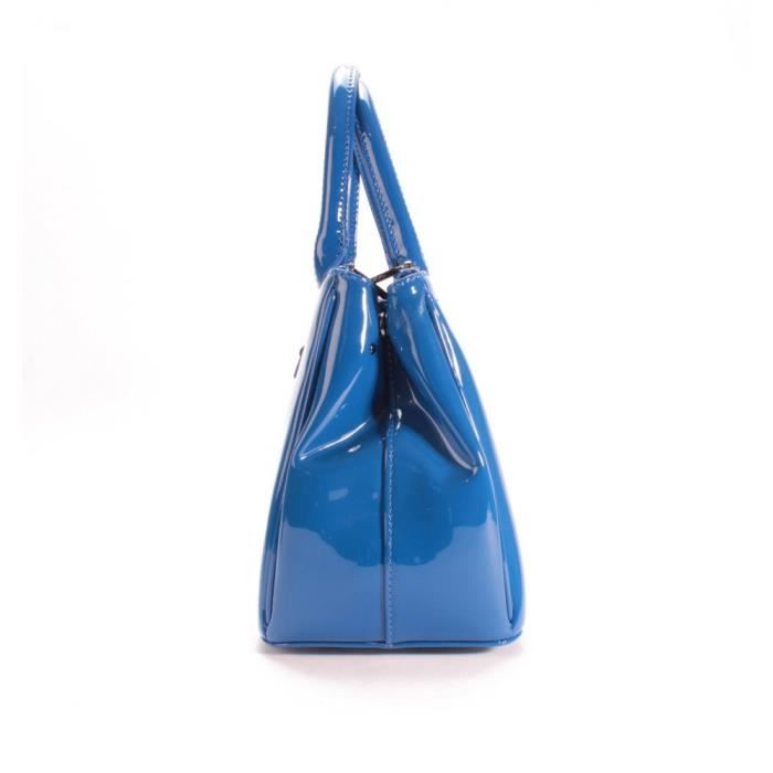 Shoulder Bag - Christian Lacroix - Jonc Stud 7 - Royal Blue - 3 Compartments - Woman