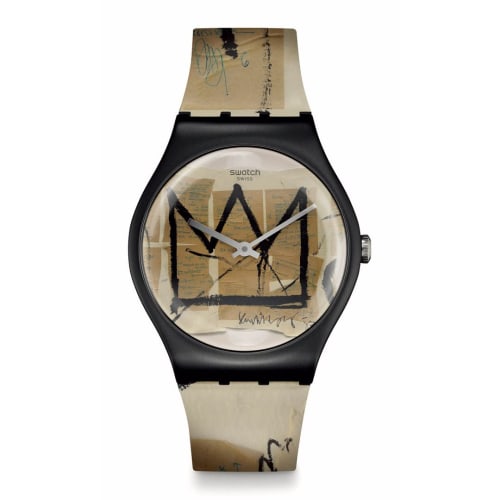 Swatch UNTITLED BY JEAN-MICHEL BASQUIAT NEW GENT SUOZ355 Watch