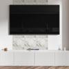 Vinyl Tiles with Graphics for the Bathroom Elegant Marble Pattern 9x30x30 cm