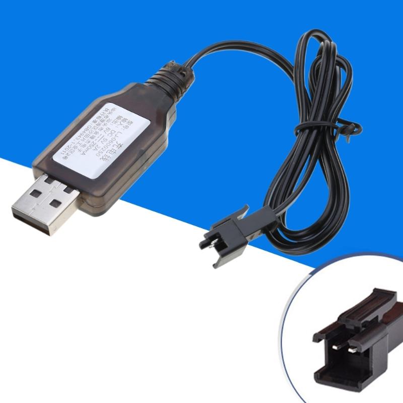 SM2P Plug Lithium Battery Charger Wire 6V Charging Cable Cord for Electric Toy Robot Remote Controlled Car 60cm