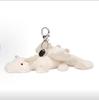 JC Series Cute Animal Stuffed Plush Keychains Penguin Frog Bear Turtle Soft Toy Charms for Bags Decor Ideal Kids Birthday Gifts
