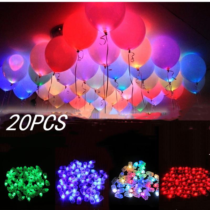 100 Stück LED Ballonlichter – RGB Farbwechsel, Für Party, Hochzeit & Deko