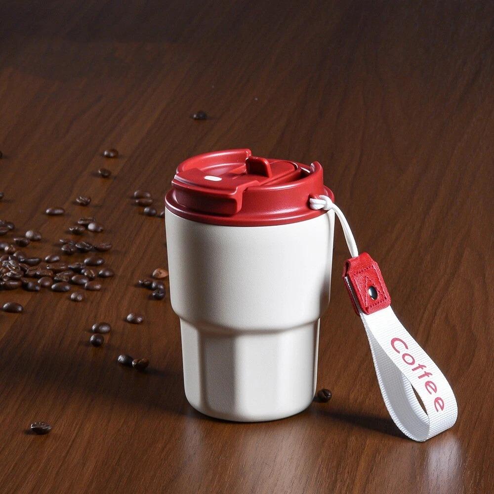 Frosted Insulated Cup Large Capacity Double Drink Cup Luxury Coffee Cup For Home Work