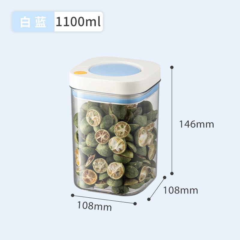 Vacuum Sealed Food Storage Containers | Transparent Airtight Kitchen Jars Rice/Coffee/Flour | BPA-Free Plastic Fresh-Keeping Box