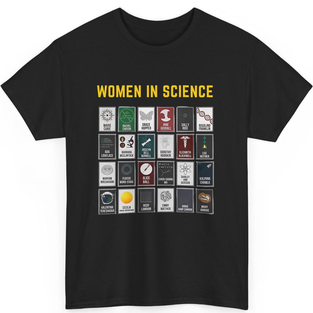 Women In Science T-Shirt Unisex T-Shirt S