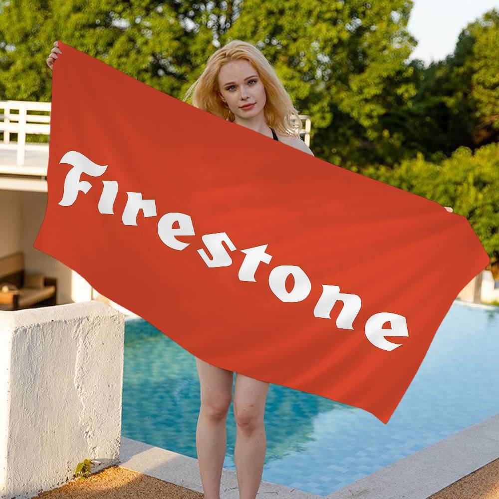 F-FirestoneS Motorcycle Microfiber Beach Towel Absorbent Quick Dry Soft Yoga Swimming Resort Mountain Climbing Towel