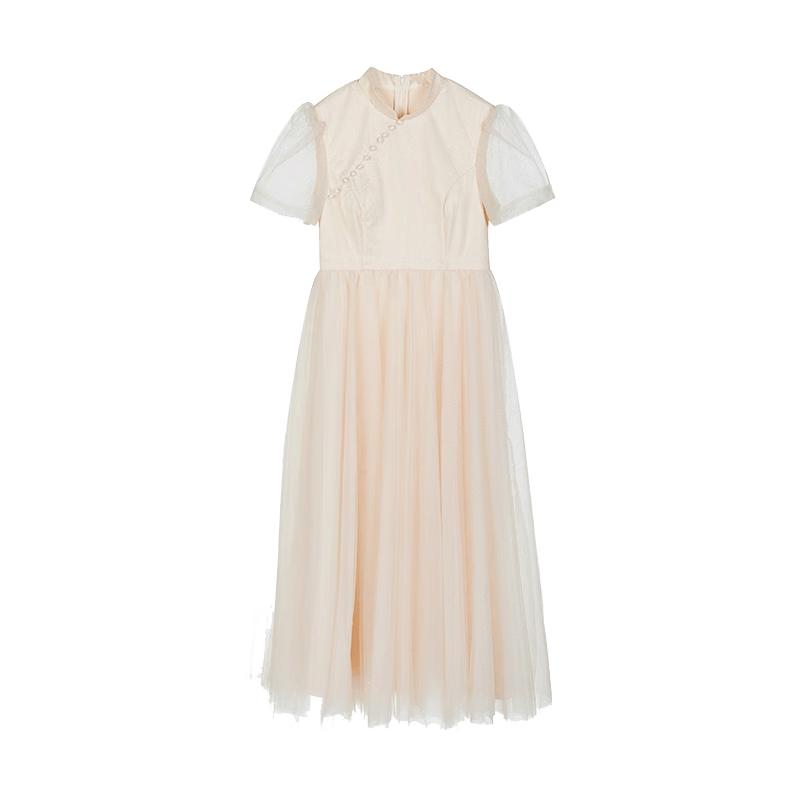 Fuluomi Girls' New Chinese Style Elegant Dress