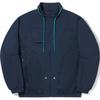 Li Ning Outdoor Series Solid Color Zip-Up Stand Collar Breathable Cardigan Jacket Unisex Jacket Navy-Blue AFDUC87-1
