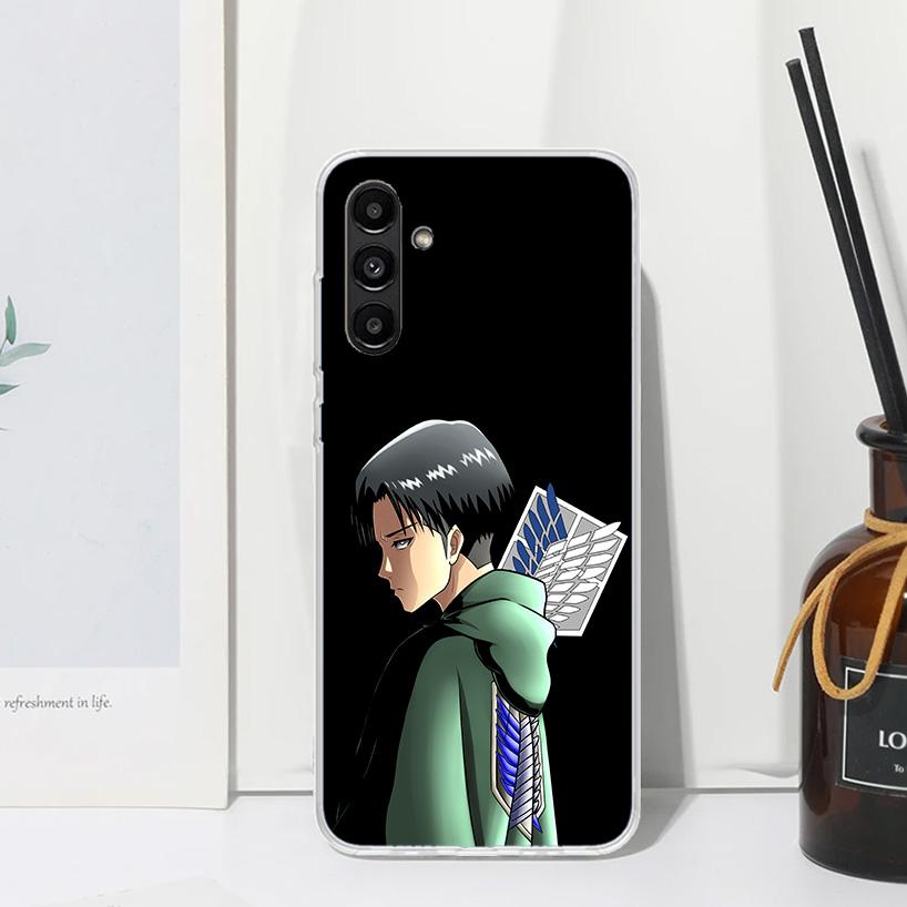 Attack-Titan Levi Phone Case For Samsung Galaxy A17 A37 A57 A16 A26 A36 A56 A15 A25 A35 A55 A14 A24 A34 A54 A13 A23 A33 A53 A07