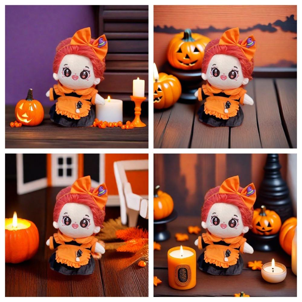 Witch Hat Cotton Doll Plush Suit Cat Plush Dolls Clothes  Doll Accessories