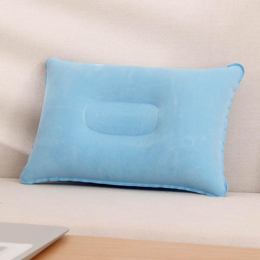 Inflatable Travel Pillow Portable Air Pillow for Camping Hiking Home Office Napping Sleeping Neck Waist Lumbar Support