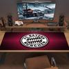 FC Bayern München Kunstfarbe Mauspads Großes Gaming Tischkissen Rutschfest Laptop Tablet Großes Mauspads XXL Matte Mini PC Spielmatte Mit Verriegeltem Rand