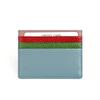 Ultra-thin Unisex Multicolor Card Header Cowhide Multi-Card Slot Mini Wallet-Dark Brown